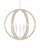 Currey and Company - 9000-1131 - Six Light Chandelier - Bastian - Sugar White/Sandstone