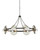 Currey and Company - 9000-1150 - Eight Light Chandelier - Circumstellar - Black Iron/Clear
