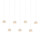 Currey and Company - 9000-1184 - Seven Light Pendant - Virtu - Natural/Silver