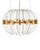 Currey and Company - 9000-1193 - Three Light Chandelier - Coquette - Clear/Antique Brass