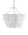 Currey and Company - 9000-1202 - Three Light Chandelier - Tulum - White/Sugar White
