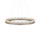 Currey and Company - 9000-1220 - One Light Chandelier - Pleiades - Contemporary Silver Leaf/Contemporary Silver/Clear