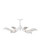 Snowflower Six Light Semi-Flush Mount (9000-1226)