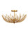 Leaflace Four Light Semi-Flush Mount (9000-1228)