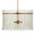 Currey and Company - 9000-1234 - Six Light Chandelier - Electra - Clear/Antique Brass