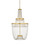 Currey and Company - 9000-1238 - LED Chandelier - Mademoiselle - Clear/Contemporary Gold Leaf/Contemporary Gold