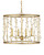 Currey and Company - 9000-1239 - Four Light Chandelier - Adagio - Contemporary Gold Leaf/Contemporary Gold/Clear