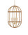 Currey and Company - 9000-1246 - Four Light Lantern - Charrette - Natural/Saddle Tan