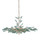 Currey and Company - 9000-1293 - Eight Light Chandelier - Baobab - Clear/Contemporary Silver Leaf/Contemporary Silver