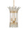 Currey and Company - 9000-1296 - Four Light Lantern - Bradshaw - Frosted/Clear/Brass