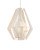 Currey and Company - 9000-1304 - One Light Pendant - Fraxel - White/Frosted White/Vanilla