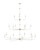 Currey and Company - 9000-1314 - 18 Light Chandelier - Nottaway - Champagne
