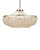 Currey and Company - 9000-1323 - Four Light Semi-Flush Mount - Chanteuse - Frosted/Silver Granello