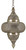 Currey and Company - 9103 - One Light Pendant - Tangiers - Nickel/Copper/Amber