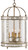 Currey and Company - 9229 - Four Light Lantern - Corsica - Harlow Silver Leaf/Antique Mirror/Clear