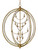 Currey and Company - 9236 - 14 Light Chandelier - Aphrodite - Gold Granello/Antique Mirror