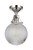 Craftmade - X8326-PLN-C - One Light Semi Flush Mount - State House - Polished Nickel