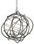 Currey and Company - 9488 - Six Light Chandelier - Genesis - Black Iron