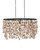 Currey and Company - 9492 - Five Light Chandelier - Oyster Shell - Natural/Blacksmith