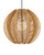 Currey and Company - 9500-0019 - One Light Pendant - Barbary - Natural/Black/Frosted White