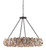 Currey and Company - 9672 - Eight Light Chandelier - Oyster Shell - Natural/Textured Bronze