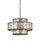 Currey and Company - 9759 - Four Light Chandelier - Fantine - Antique Mirror/Pyrite Bronze