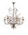 Crystal Bud Six Light Chandelier (9882)