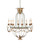 Currey and Company - 9948 - Eight Light Chandelier - Elegance - Etruscan/Gold Leaf