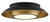 Currey and Company - 9999-0045 - Three Light Flush Mount - Metaphor - Antique Brass/Black/White