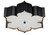 Grand Lotus Two Light Flush Mount (9999-0060)