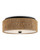 Currey and Company - 9999-0061 - LED Flush Mount - Brownell - Natural/Blacksmith/White