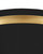 Serenity Black Flush Mount One Light Flush Mount (9999-0070)