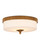 Currey and Company - 9999-0074 - One Light Flush Mount - Bryce - Gold/White
