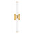 Hudson Valley - 1262-AGB - Two Light Wall Sconce - Mill Valley - Aged Brass