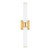 Hudson Valley - 1262-AGB - Two Light Wall Sconce - Mill Valley - Aged Brass