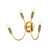Hudson Valley - 1504-AGB - Four Light Wall Sconce - Amboy - Aged Brass