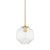 Hudson Valley - 1509-AGB - One Light Pendant - Bennett - Aged Brass