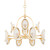 Hudson Valley - 1534-VGL - 12 Light Chandelier - Danes - Vintage Gold Leaf