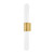 Hudson Valley - 1702-AGB - Two Light Wall Sconce - Carlin - Aged Brass