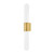 Hudson Valley - 1702-AGB - Two Light Wall Sconce - Carlin - Aged Brass