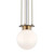 Hudson Valley - 2011-AOB - One Light Pendant - Gunther - Aged Brass/Old Bronze
