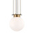 Hudson Valley - 2014-AOB - One Light Pendant - Gunther - Aged Brass/Old Bronze