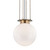 Hudson Valley - 2017-AOB - One Light Pendant - Gunther - Aged Brass/Old Bronze