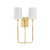 Hudson Valley - 2072-AGB - Two Light Wall Sconce - Glenmont - Aged Brass
