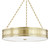 Hudson Valley - 2230-AGB - Six Light Chandelier - Gaines - Aged Brass