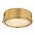 Hudson Valley - 2314-AGB - Three Light Flush Mount - Rye - Aged Brass