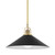 Hudson Valley - 2620-AGB/BK - One Light Pendant - Syosset - Aged Brass