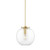 Hudson Valley - 2713-AGB - One Light Pendant - Bay Ridge - Aged Brass