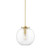 Hudson Valley - 2713-AGB - One Light Pendant - Bay Ridge - Aged Brass