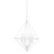Hudson Valley - 3117-WP - Three Light Lantern - Haines - White Plaster